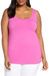 Nic + Zoe Perfect Scoop Tank Top In Orchid Petal