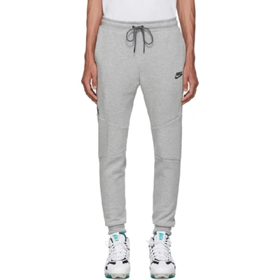 Nike Grey Tech Pack Lounge Pants In 063dkgryblk