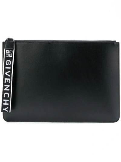 Givenchy Black 4g Webbing Pouch