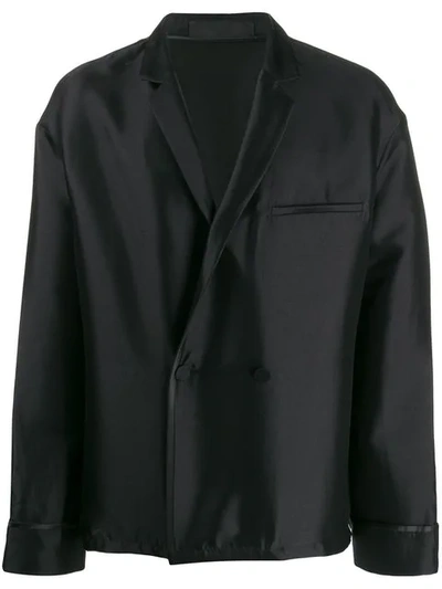 Haider Ackermann Double Breasted Jacket In 099   Black