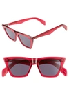 Rag & Bone 51mm Cat Eye Sunglasses In Fuchsia