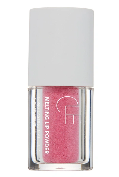 Cle Cosmetics Melting Lip Powder Lipstick In Pink