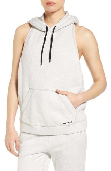 ivy park sleeveless hoodie