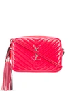 Saint Laurent Lou Monogram Quilted Camera Crossbody Bag In Pink