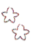 Baublebar Coraline Star Drop Earrings In Red Multi