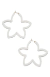 Baublebar Coraline Star Drop Earrings In White