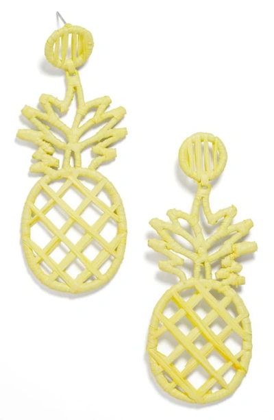 Baublebar Bermuda Pineapple Drop Earrings In Yellow