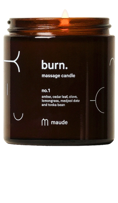 Maude Burn Massage Candle No. 1 In N,a