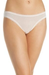 On Gossamer Mesh Hip G-string In Mauve Chalk