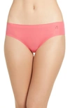 Tommy John Air Cheeky Bikini In Rouge Red