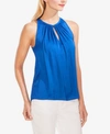 Vince Camuto Gathered-neck Keyhole Top In Tropic