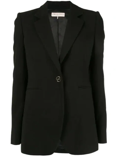 Emilio Pucci Classic Blazer In Black