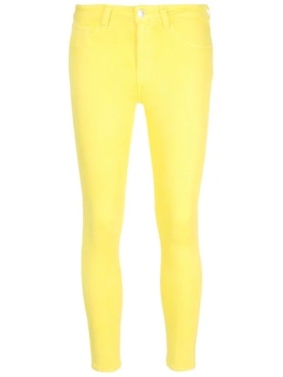 L Agence Skinny Jeans In Popyellow