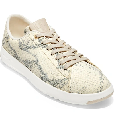 Cole Haan Grandpro Snakeskin-embossed Leather Sneakers