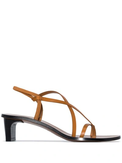 Atp Atelier Nashi Strappy Sandals In Brown