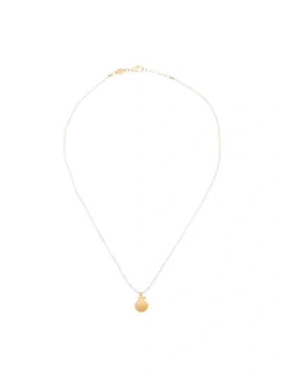 Anni Lu Pearl And 18kt Gold-plated Necklace In White