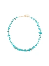 Anni Lu Turquoise Reef Beaded Necklace In Blue