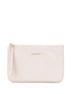 Lancaster Clutch Bag In Beige In Pink