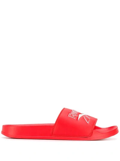Reebok Classic Pool Slides In Red