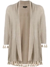 Antonelli Tassel Jacket In Neutrals