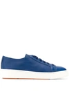 Santoni Low Top Sneakers - Blue