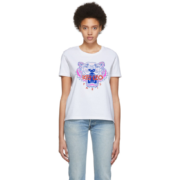 kenzo embroidered t shirt
