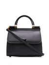 Dolce & Gabbana Dolce E Gabbana Small Calfskin Sicily 62 Bag In Black