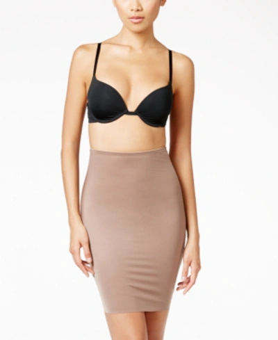 Spanx Firm Tummy-control Two-timing Reversible Half Slip 10045r In Mineral Taupe/naked 2.0- Nude 02