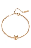 Olivia Burton 3d Bunny Bracelet In Gold