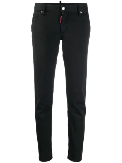 Dsquared2 Twist Jeans In Black