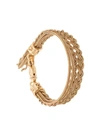 Emanuele Bicocchi Stacked Rope Chain Bracelet In Gold