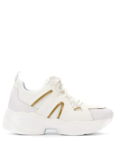 Liu •jo Chunky Sole Panelled Trainers In White