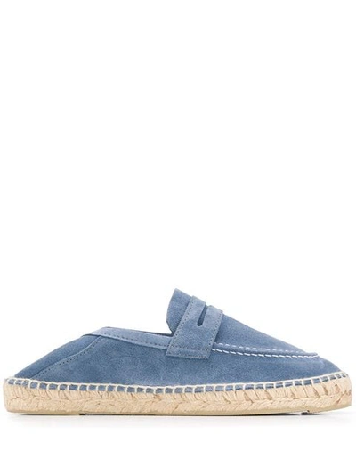 Manebi Moccasin-style Espadrilles - Blue