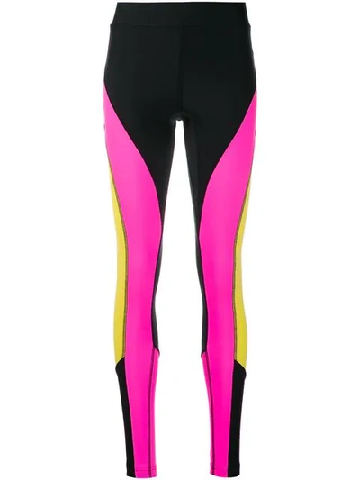 Amen Neon High-rise Leggings - Black