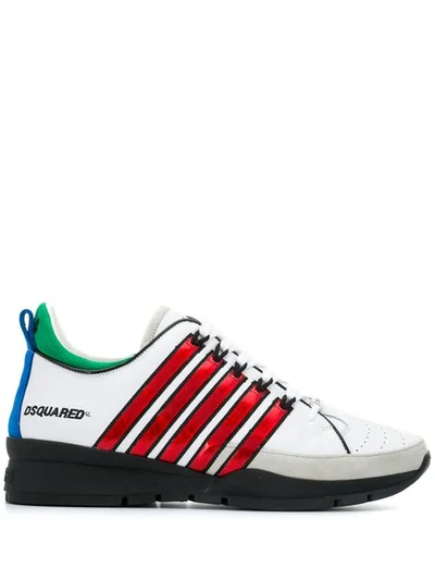 Dsquared2 Sneakers 251 In Leather In White