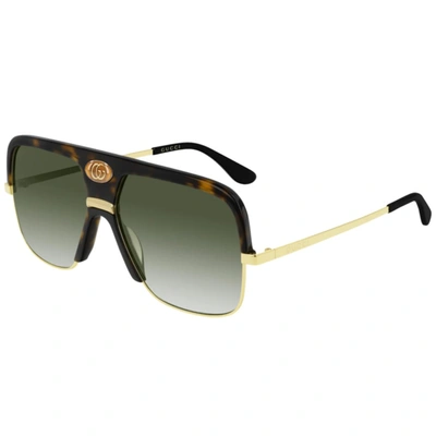 Gucci Gg0478s M Navigator - Men's Sunglasses In Brown