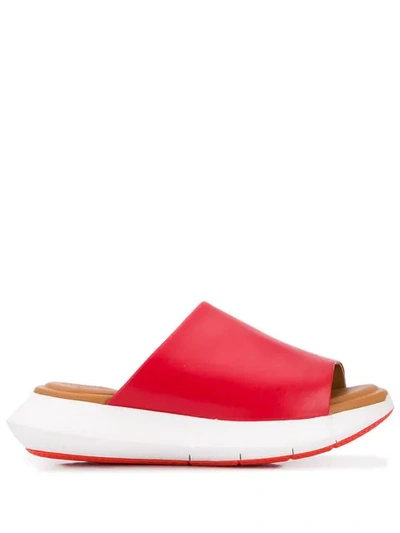 Clergerie Acid Sandals In Red