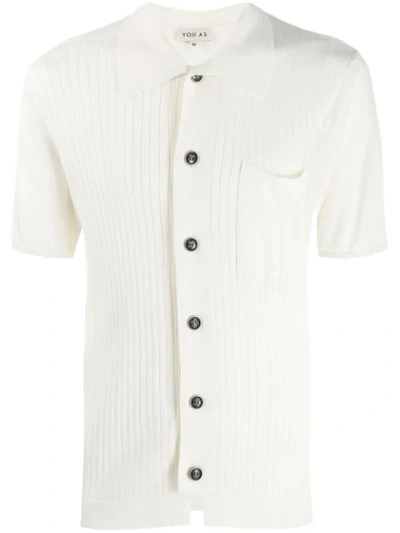 You As Short-sleeved Cardigan - White