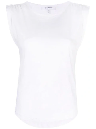 Frame Slouchy Tank Top In White