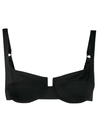 Reina Olga Brigitte Bikini Top In Black