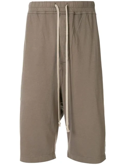 Rick Owens Drkshdw Drop-crotch Shorts - Grey