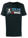Philipp Plein Platinum Cut Anniversary 20th T-shirt In Blue