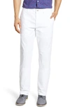 Bonobos Slim Fit Stretch Washed Chinos In Bright White