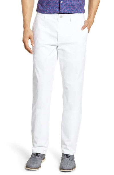 Bonobos Slim Fit Stretch Washed Chinos In Bright White