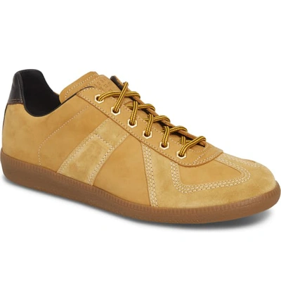 Mm6 Maison Margiela Replica Low Top Sneaker In Mustard