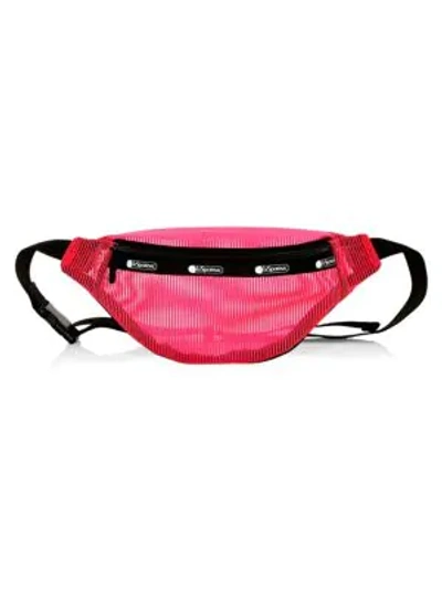 Lesportsac Women's Carlin Belt Bag In Neon Pink/black
