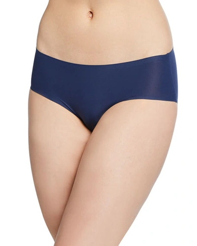 Chantelle Soft Stretch One-size Seamless Hipster In Midnight Blue