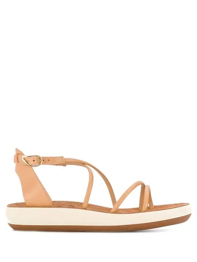 Ancient Greek Sandals Flatform-sandalen - Nude In Neutrals