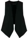 Ann Demeulemeester Open Front Waistcoat - Black