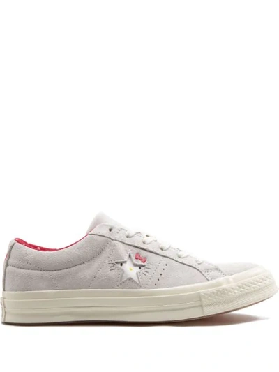 Converse X Hello Kitty One Star Ox Sneakers In Grey